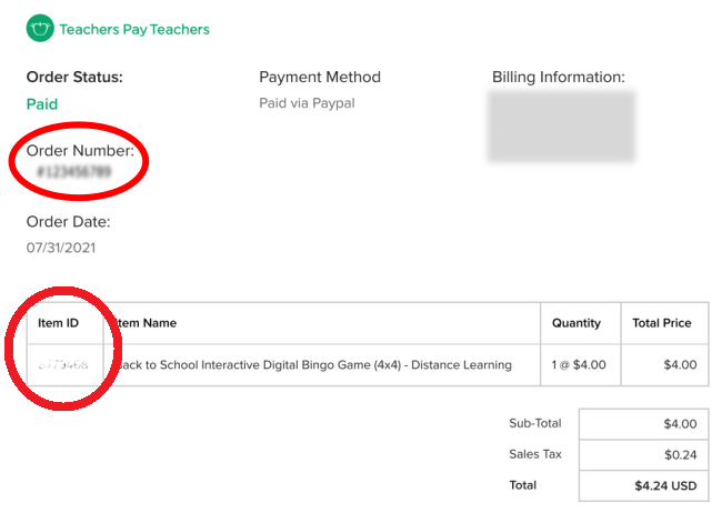 OrderReceipt